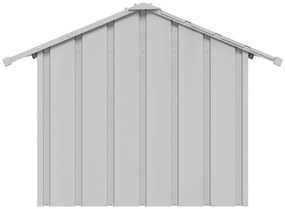 Casota para cães com telhado 85x107x81 cm aço galvanizado