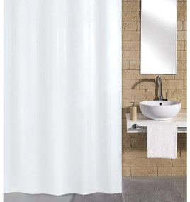 430280 Kleine Wolke Shower Curtain "Kito" 180x200 cm White