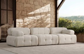 Sofá de 3 Lugares Doblo – Creme – 300cm x 100cm x 80cm