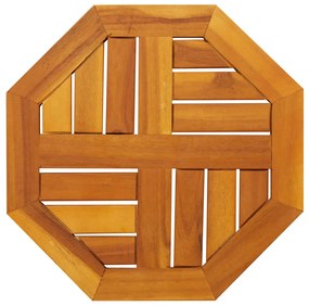 vidaXL Tampo de mesa octogonal 40x40x2 cm madeira de acácia maciça