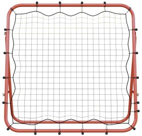 Rede de ressalto para futebol ajustável 96x80x96 cm aço e PE