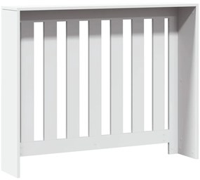Cobertura de radiador 104x20x82 cm derivados de madeira branco