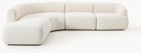 Sofá de canto modular em bouclé Sofia (4 lugares)