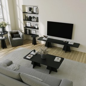 Unidade de TV Mushroom – Preto – 180 cm x 40 cm x 42 cm