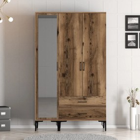 Roupeiro Kumsal RT – Nogueira – 120x47,5x201,4 cm