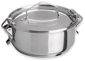 Marmita Inox Fundo Térmico Cookware Simples 1L 16X7.5cm