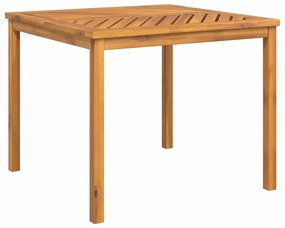 Conjunto de Jantar de Jardim 3 Peças Madeira Sólida Acácia
