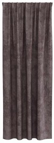 Cortinas de Veludo 2 pcs com Ilhós Castanho 225x140 cm