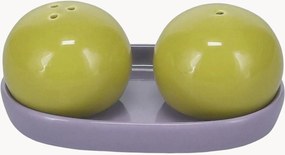 Conjunto de saleiro e pimenteiro em cerâmica Duo, conjunto de 3