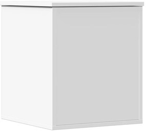 Caixa de arrumação 40x42x46 cm derivados de madeira branco
