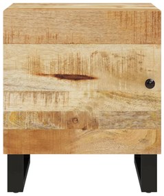 Mesas de cabeceira 2 pcs 40x33x46 cm madeira mangueira maciça
