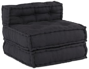 vidaXL Sofá Modular 4 pcs Antracite tecido