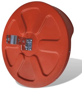 Convex Espelho de trânsito para exterior 60 cm policarbonato laranja