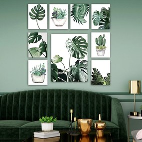Pintura Decorativa MDF 9MDF08YS – Multicolor – 20 x 15 cm (8 Peças) /