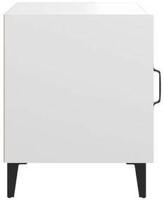 Mesa de cabeceira derivados de madeira branco