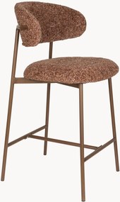 Cadeiras de balcão estofadas Claes, conjunto de 2