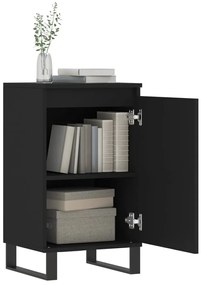 Aparadores 2 pcs 40x35x70 cm derivados de madeira preto