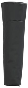 Capa p/ aquecedor forma pirâmide 86x47x241 cm oxford 420D preto