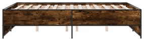 Estrutura cama 120x190 cm derivados de madeira/metal