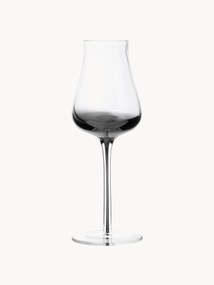 Copos de champanhe artesanais Smoke, 4 uni.