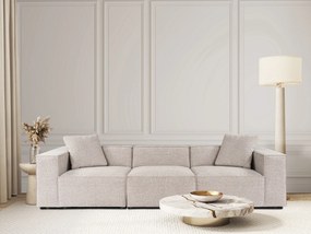 Sofá de 3 Lugares Lora – Mocha – 303x108x65 cm