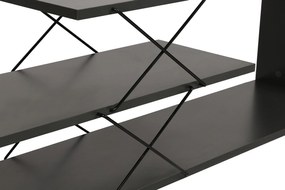 TV Stand Zigzag – Antracite – 120x40x30 cm