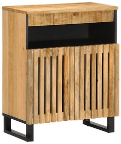 vidaXL Aparador 60x34x75 cm madeira de mangueira áspera maciça