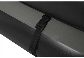 Colchão insuflável 3 em 1 188x99x25 cm preto e cinzento