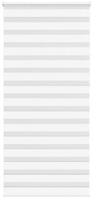 vidaXL Cortina de zebra 100x230 cm largura do tecido 95,9 cm poliéster
