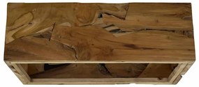 Mesa de centro 90x50x30 cm teca genuína castanho