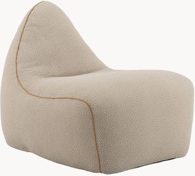 Pufe em teddy-bouclé SACKit