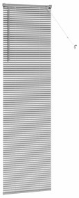 Persiana de Janela com cortinas Outros Manual Prata 60 x 220 cm Alumín