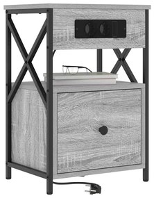 Armários de Canto 2 pcs Sonoma cinzento 40 x 31 x 60 cm