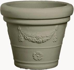 Vaso para exterior Festonato, Alt 45 cm