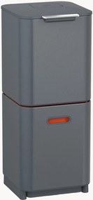 Caixote do lixo com unidade de reciclagem separada Totem, 2 x 20 L