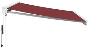 Toldo retrátil automático 300x250 cm bordô
