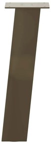 Pés para mesa de centro 4 peças aço natural 30 cm aço