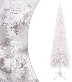 vidaXL Árvore de Natal fina 120 cm branco