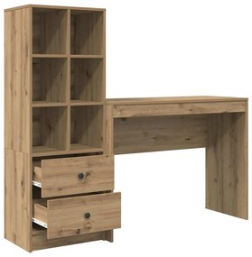 Mesa com Armazenamento Carvalho Artisan Madeira Técnica