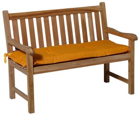 Madison Almofadão para banco Panama 180x48 cm dourado brilhante
