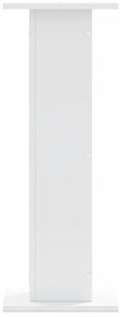 Suportes p/ plantas 2 pcs 30x30x80 cm derivados madeira branco