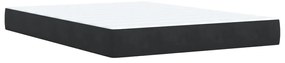 Cama com Molas/Colchão e Luzes Led - 140x200 cm - Couro Artificial Pre