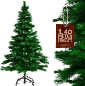 Árvore de Natal artificial 140 cm com suporte (LUZES NÃO INCLUÍDAS) Verde