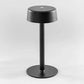 Lâmpada De Mesa Led Sem Fios Em Ferro Marcia Preto - Sklum