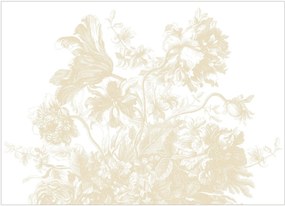 Papel de parede Frans Uyterlinde - Engraved Flowers