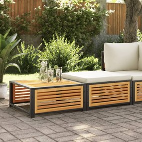 vidaXL Mesa de jardim com banco madeira de acácia maciça