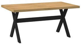 Mesa de jantar NOAIN Pernas em forma X 160x90x75cm pinho maciço