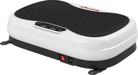 SPORTNOW Plataforma Vibratória 50 Velocidades 3 Programas com Ecrã LED com Controlo Remoto Bandas Elásticas 52x34x14 cm Preto e Branco | Aosom Portugal