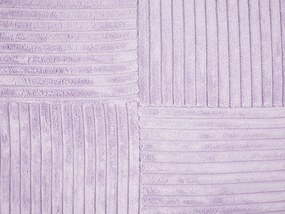 Conjunto de 2 almofadas decorativas em bombazine violeta 47 x 27 cm MILLET Beliani