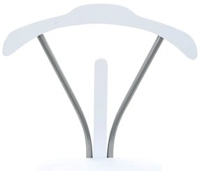 Cabide de pé 45x35x107 cm branco